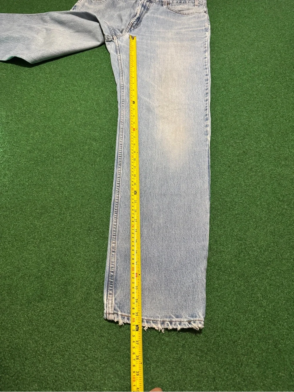 Levis 550 Relaxed Fit Light Wash 38x36 Wide Leg Baggy Grunge Vintage Y2K Jeans